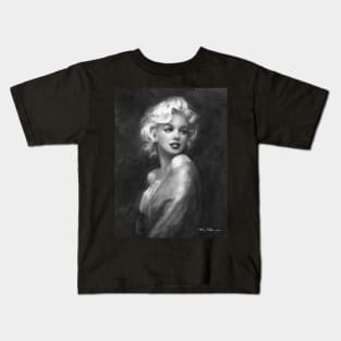 Theo's Marilyn WW black-white Kids T-Shirt